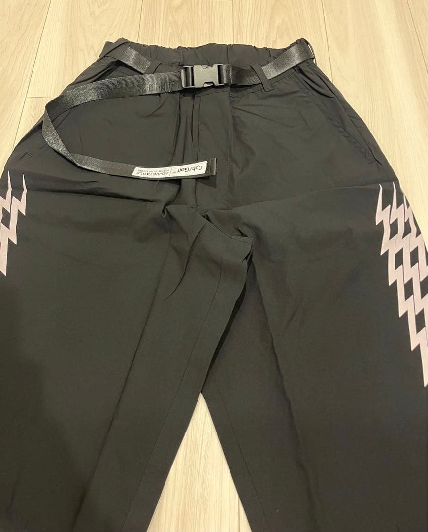 CPH GOLF THUNDER STRIPES 上下セット 【黒/上L/下M】