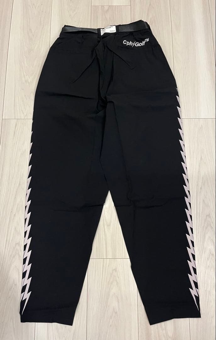 CPH GOLF THUNDER STRIPES 上下セット 【黒/上L/下M】