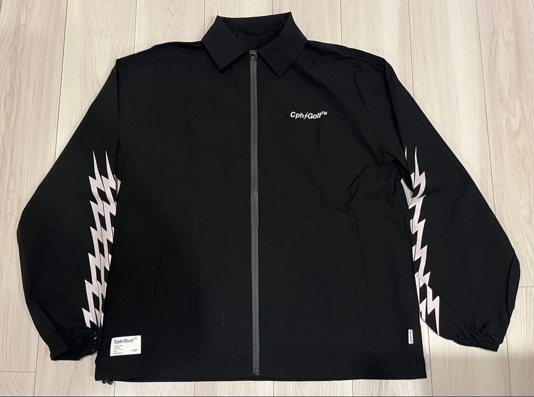 CPH GOLF THUNDER STRIPES 上下セット 【黒/上L/下M】