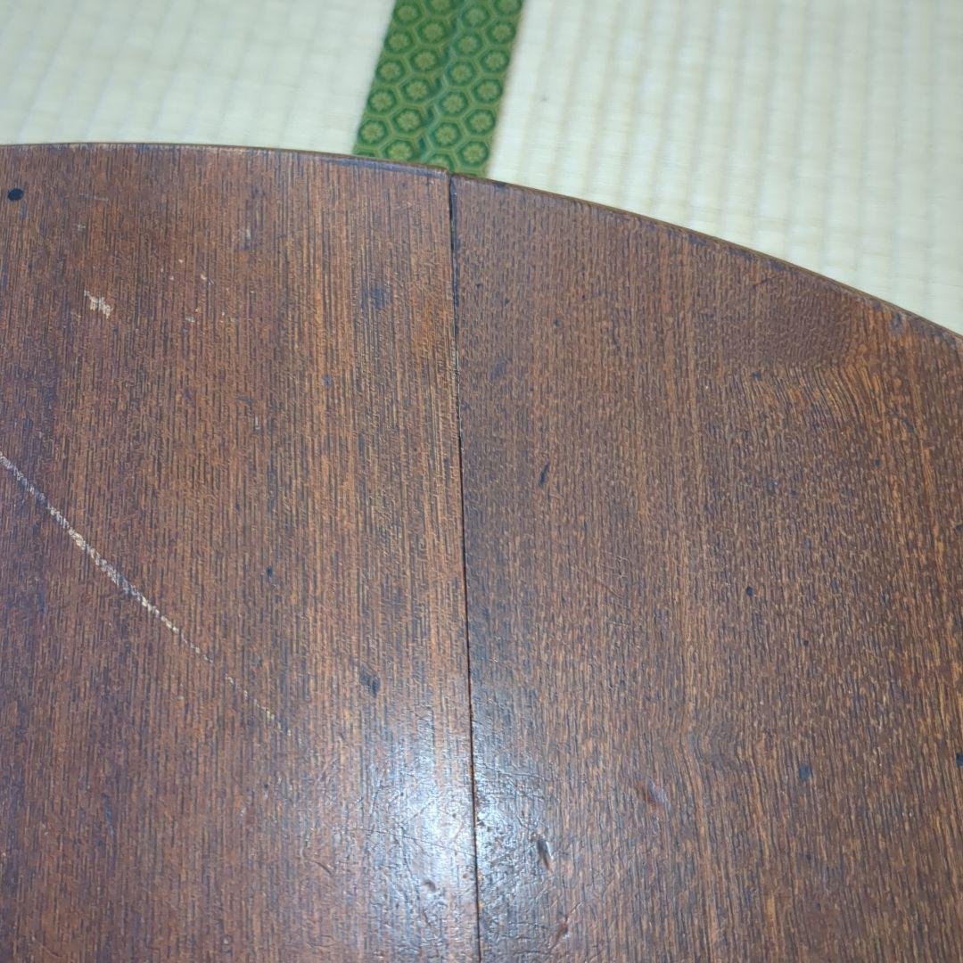 昭和レトロ ちゃぶ台 木製 円形座卓 約64cm
