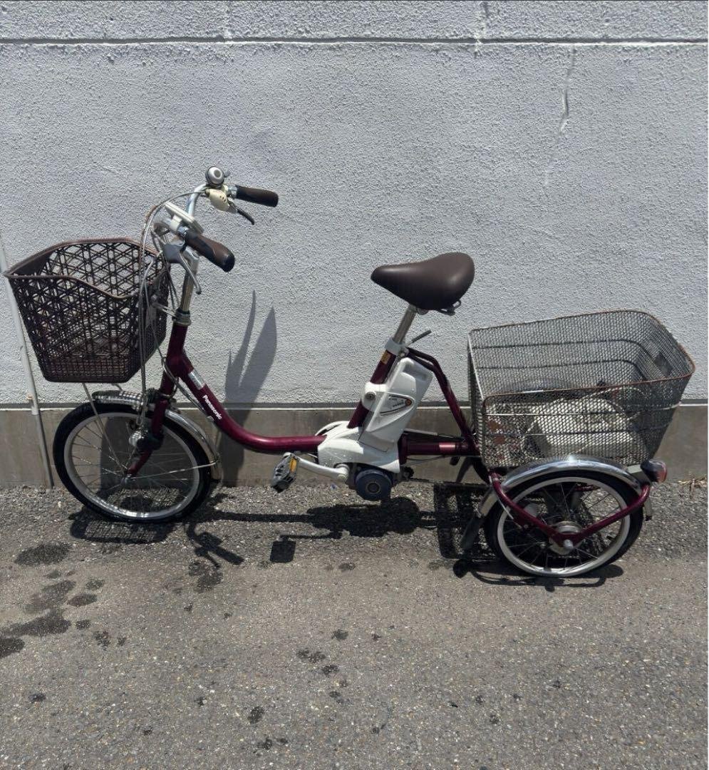 sawa3352！Panasonic三輪自転車ENR83バッテリー/充電器
