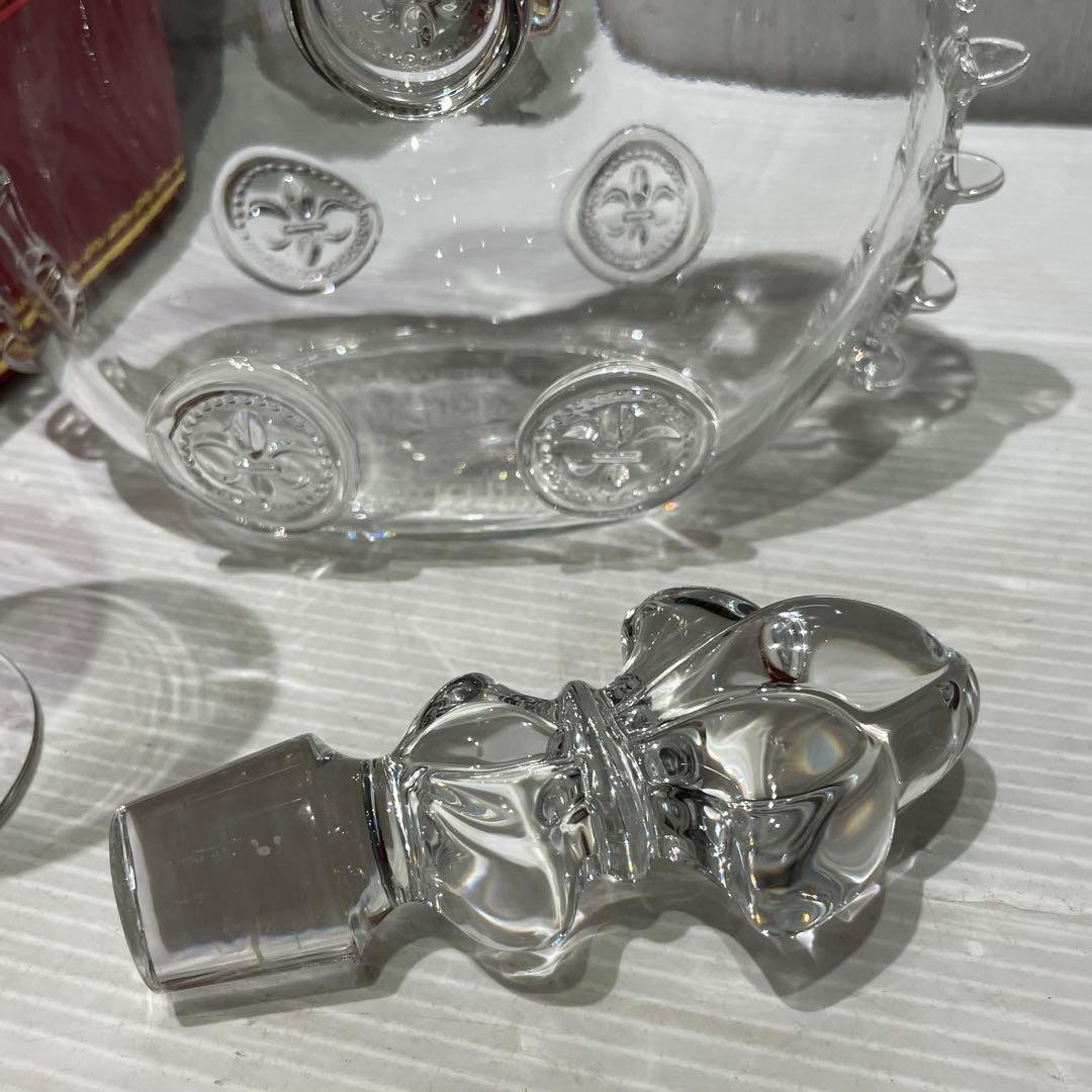 ⑤ Baccarat レミーマルタン ルイ13世 グラス　空瓶 バカラ　箱入り