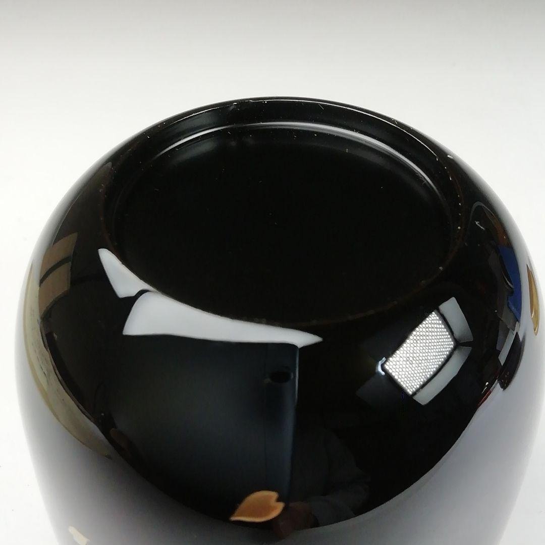 Ｔ８３４　棗　『花吹雪蒔絵』『中棗』『竹内幸斎 作』　共箱　茶道具