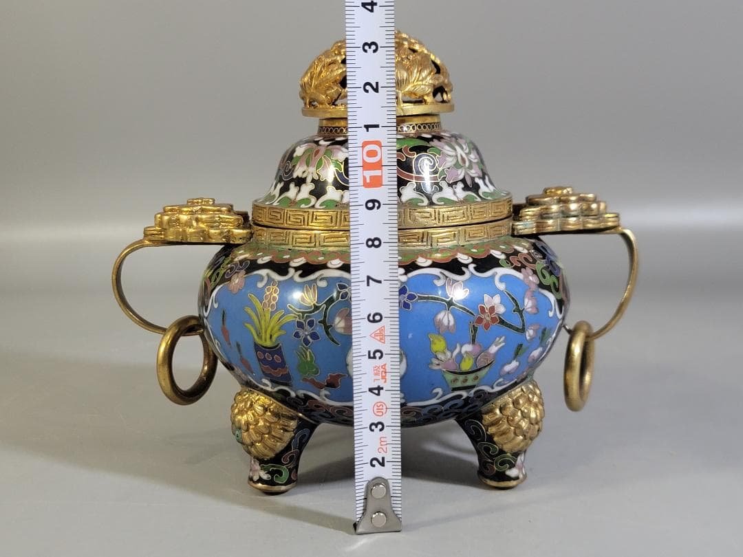 中国美術 七宝 香炉 DT314